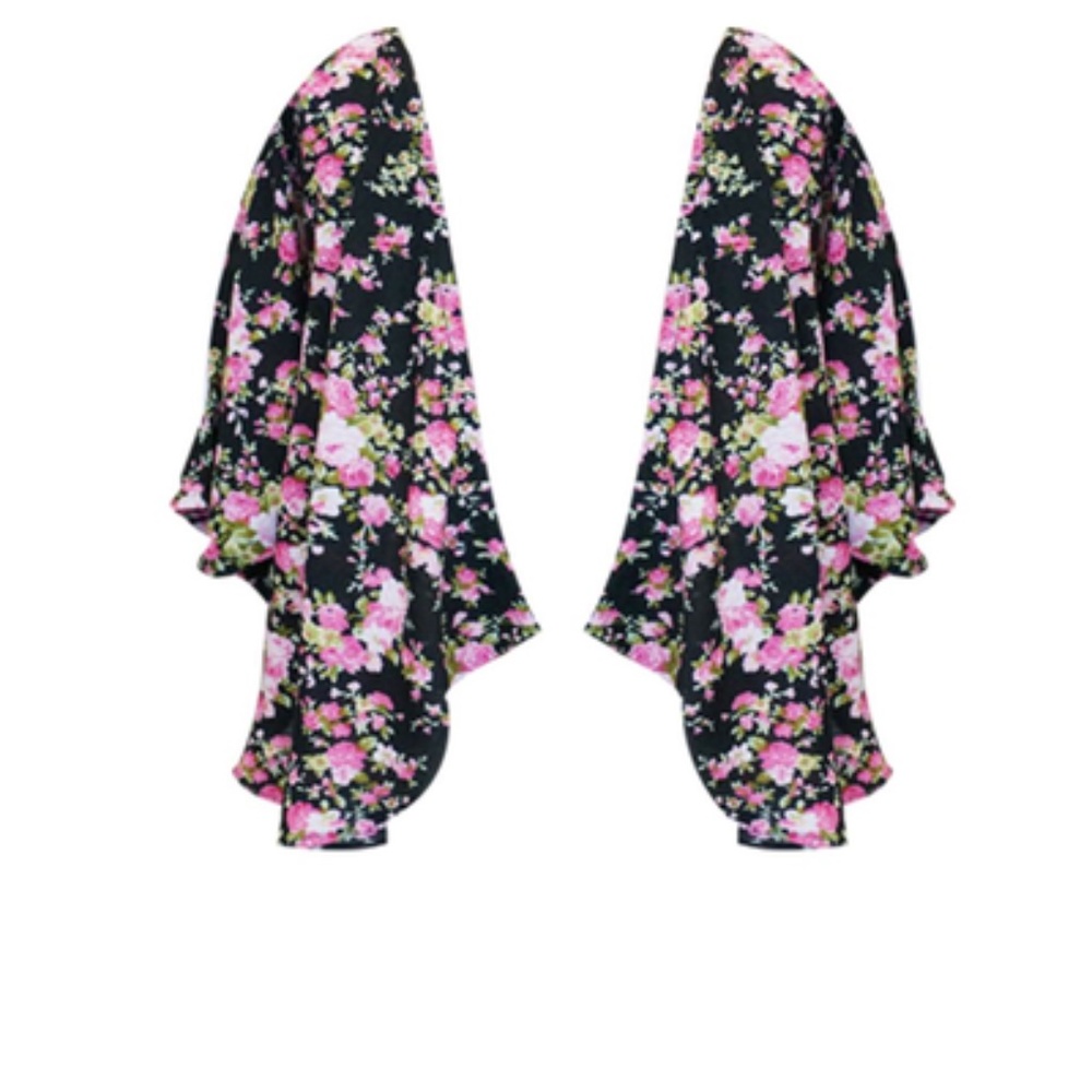 Hannah Banana Floral Printed Kimono
